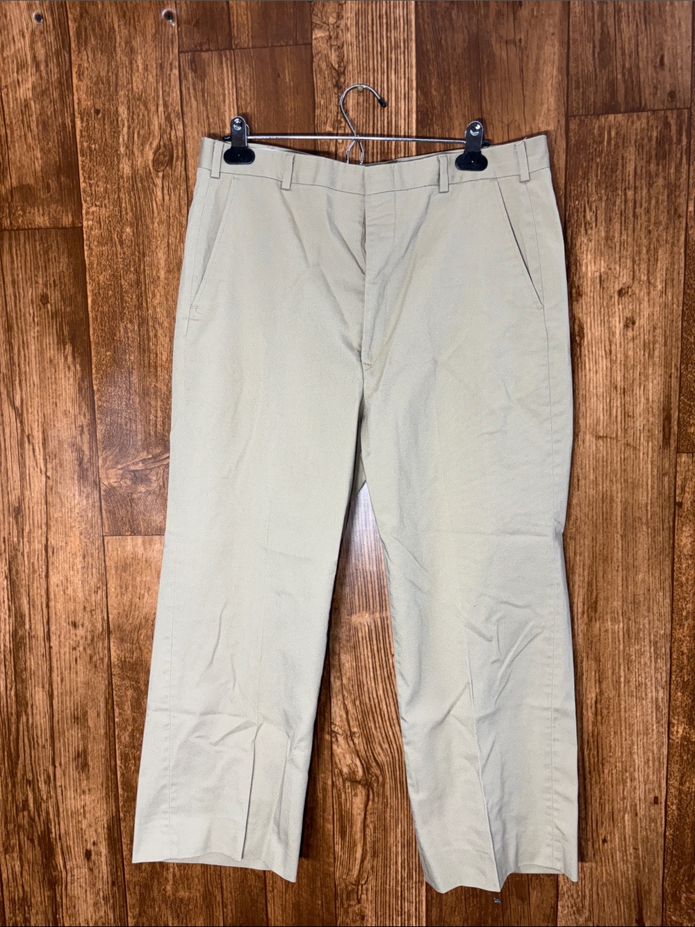 Men's Casual Straight Cargo Pants - Tan